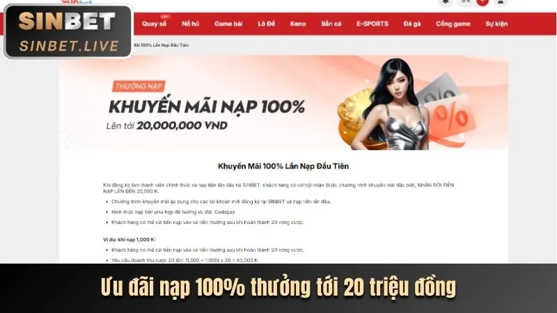 Thưởng Chào Mừng EE88